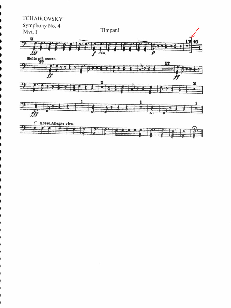 Percussion and Timpani Excerpts 2022 Sxs Ensemble 10 PDF