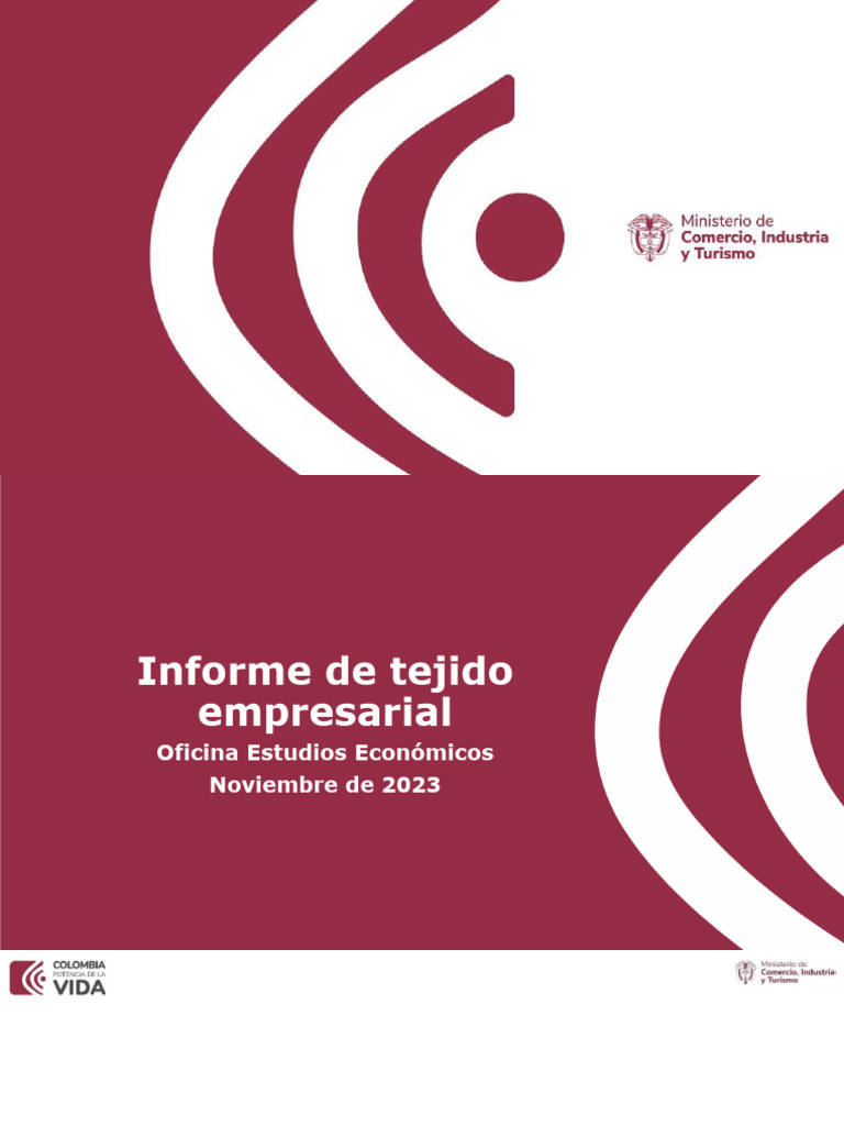 Informe De Tejido Empresarial noviembre 2023 Oficina De Estudios 