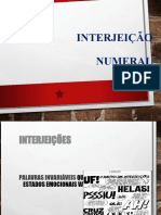 Artigo, Numeral e Interjeição