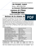 Epreuve Chimie 1 Preparation Au CNC 2021