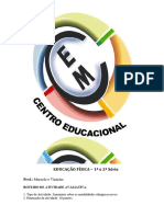 Educação Física - 1 E 2 Série: Prof.: Marcelo e Vinícius