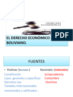 El Derecho Económico Boliviano