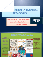 Alfabetizacion en La Unidad Pedagogica