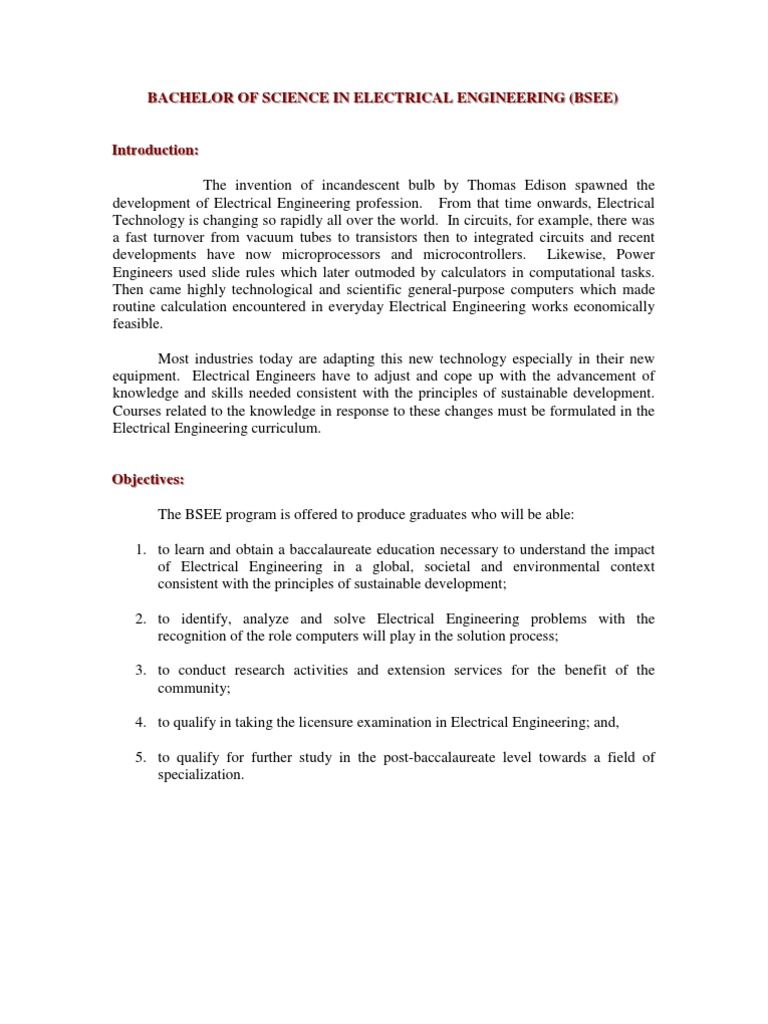 ECE Curriculum Overview and Courses | PDF | Transmission Line ...