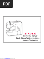 Singer Start 1304 Sewing Machine Instruction Manual