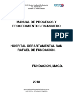 Manual de Proceso y Procedimientos Financieros