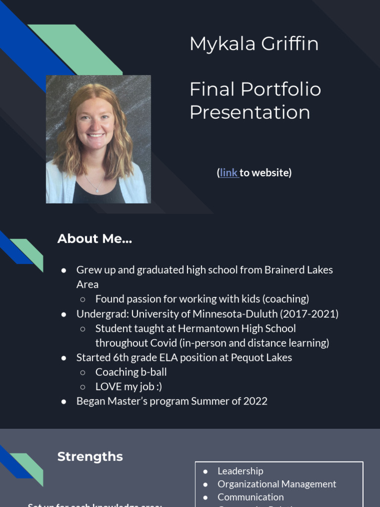 masters portfolio presentation PDF Curriculum Learning