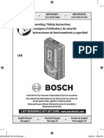 Bosch LR8 Laser Receiver User Manual