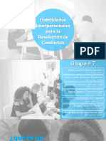 Habilidades Interpersonales para La Resolución de Conflictos