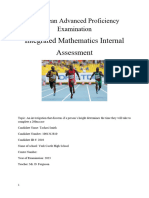 Integrated Mathematic Internal Assessment