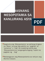 Kabihasnang Mesopotamia Sa Kanlurang Asya