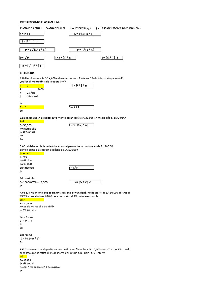 Copia de Practica Dirigida Int - Simple - Formato | PDF | Economía ...