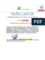 Pruebas Strongman HÉRCULES III