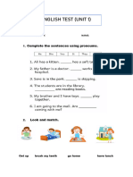 English Test 5°grade