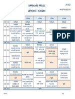 Planificação Semanal - 25 A 29 de Setembro