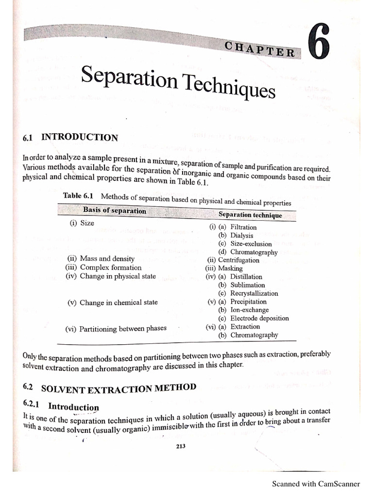 Analytical Extraction and Chrometoghraphy | PDF