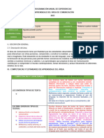 Programación Anual de Comunicacion Latinoamericano - 2022