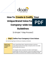 DCG - (Brand Voice Framework) How To Create & Codify Your Unique Brand Voice & Create Clear Company-Wide Usage Guidelines (7-Step Process)