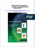 Full download book Hybrid Nanofluids Preparation Characterization And Applications Pdf pdf