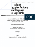 Atlas of Radiographic Anatomy and Diagnosis of Cage Birds