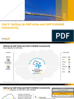 Unit 5: Setting Up SAP Ariba and SAP S-4HANA Connectivity
