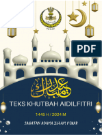 Khutbah Hari Raya Aidilfitri 1445H 2024M Aidilfitri Menyucikan Fitrah Memperkukuh Persaudaraan (RUMI)