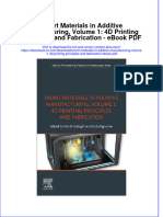 Full download book Smart Materials In Additive Manufacturing Volume 1 4D Printing Principles And Fabrication Pdf pdf
