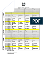 Horário Do Ensino Médio Dirno e Noturno-Eja-2024