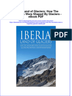 Full Download Book Iberia Land of Glaciers How The Mountains Were Shaped by Glaciers PDF
