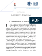 El Conflicto Petrolero. Capítulo XV