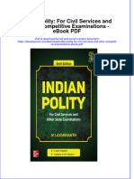Full Download Book Indian Polity For Civil Services and Other Competitive Examinations PDF
