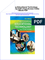 Full Download Book Integrating Educational Technology Into Teaching With Etext Access Code PDF
