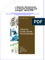 Full Download Book Biomass Biofuels Biochemicals Advances in Enzyme Catalysis and Technologies PDF