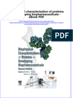 Full download book Biophysical Characterization Of Proteins In Developing Biopharmaceuticals 2 pdf
