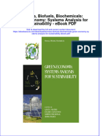 Full download book Biomass Biofuels Biochemicals Green Economy Systems Analysis For Sustainability Pdf pdf