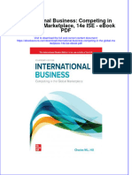 Full download book International Business Competing In The Global Marketplace 14E Ise Pdf pdf