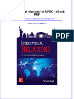 Full Download Book International Relations For Upsc PDF