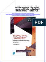 Full Download Book International Management Managing Across Borders and Culturestext and Cases Global Edition PDF