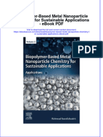 Full Download Book Biopolymer Based Metal Nanoparticle Chemistry For Sustainable Applications PDF