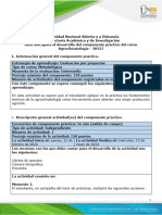 Guía para El Desarrollo Del Componente Práctico y Rúbrica de Evaluación - Unidad 2 - Paso 4 - Componente Práctico - Salidas de Campo