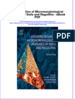 Full Download Book Interpretation of Micromorphological Features of Soils and Regoliths PDF