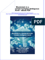 Full Download Book Blockchain in A Volatile Uncertain Complex Ambiguous World PDF