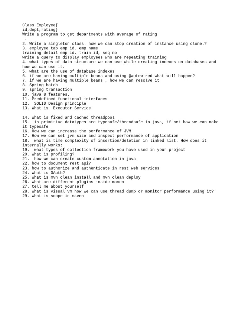 Java and spring framework concepts guide pdf