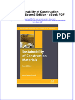 Full Download Book Sustainability of Construction Materials Second Edition PDF