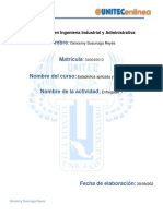 Entregable 1 - ESTADÍSTICA APLICADA Y PRONÓSTICOS