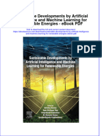 Full download book Sustainable Developments By Artificial Intelligence And Machine Learning For Renewable Energies Pdf pdf