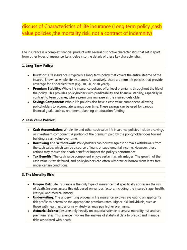 Life Insurance | PDF | Life Insurance | Insurance