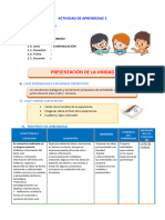 D1 A1 SESION COM. PRESENTACIÓN DE LA UNIDAD 2