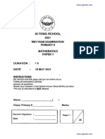 2021-P6-Maths-Semestral Assessment 1-A