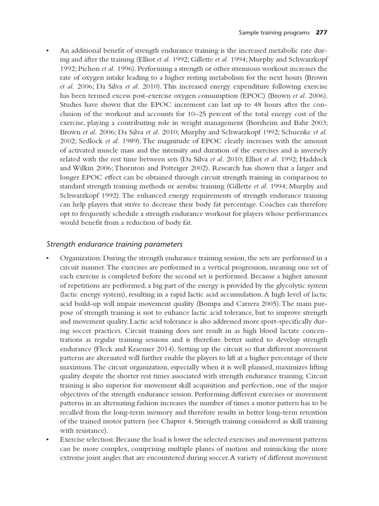 Strength Endurance Training Benefits | PDF | Strength Training | Endurance